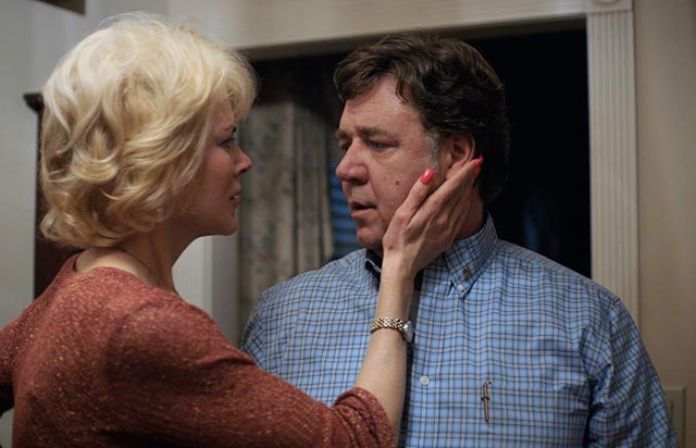 Nicole Kidman and Russell Crowe in a still from Boy Erased