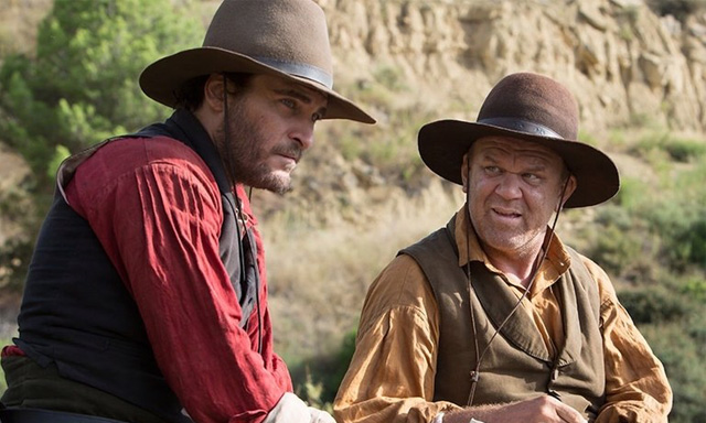 Joaquin Phoenix and John C. Reilly in 'The Sisters Brothers'