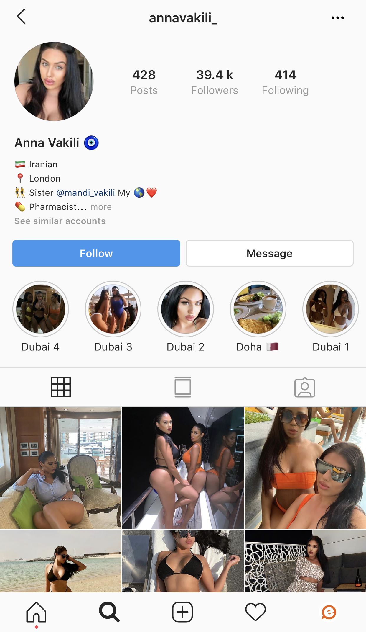 Anna Love Island 2019 Instagram