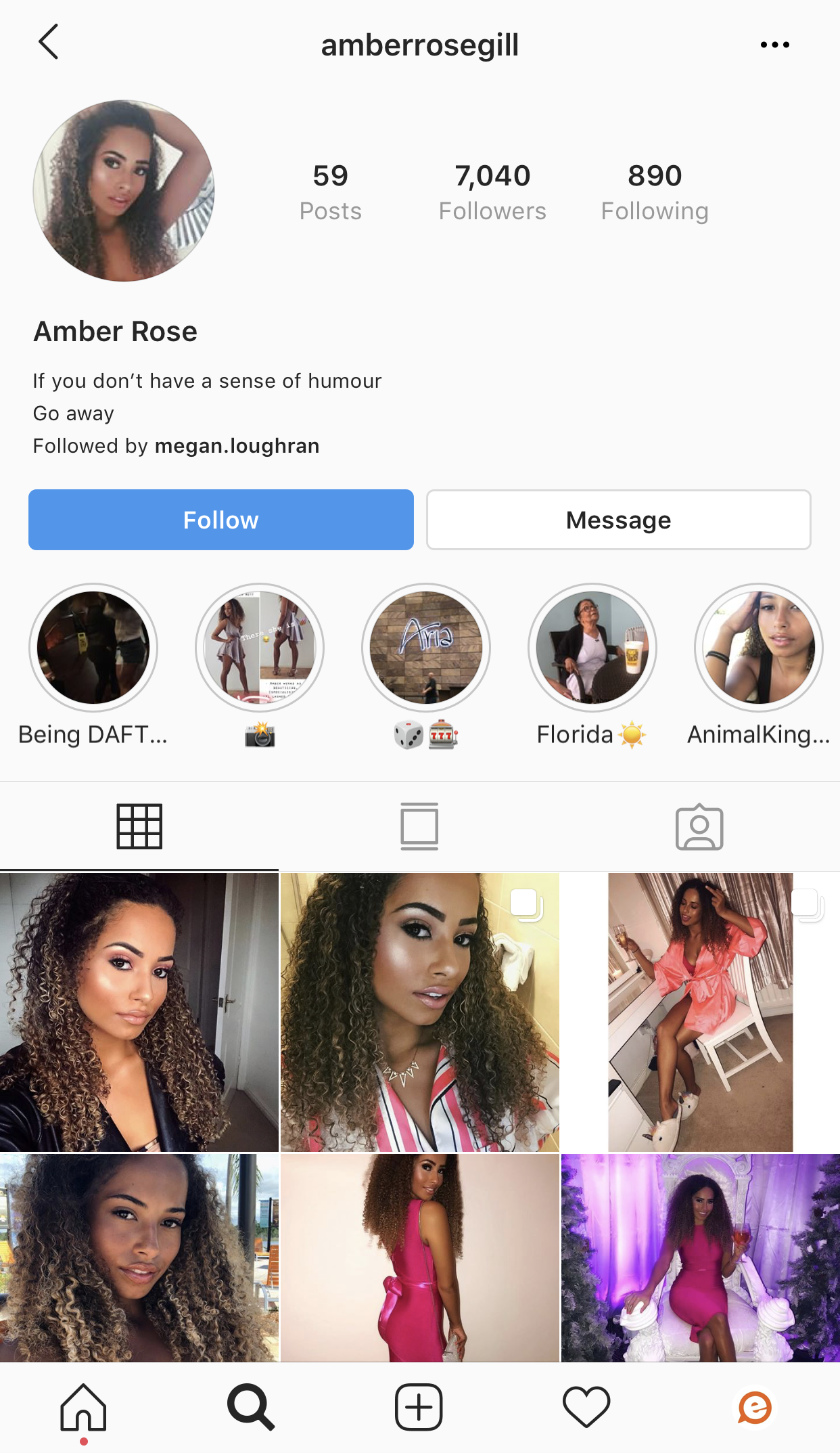 Amber Love Island 2019 Instagram