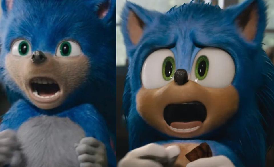 Sonic the Hedgehog before after