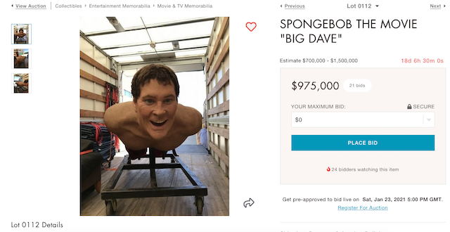 david hasselhoff spongebob running